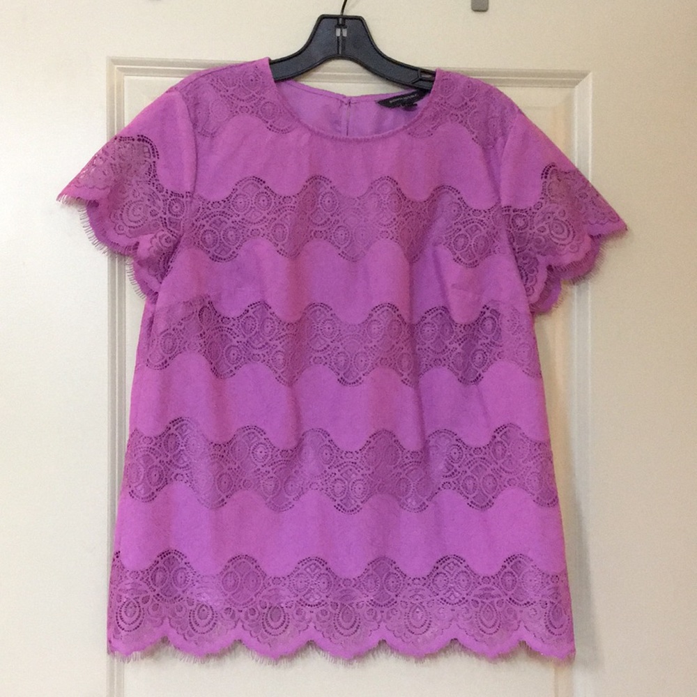 Banana Republic Purple lace blouse